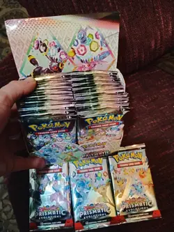 Temu Pokemon Cards Prismatic Evolutions Sealed Packs - Image 2