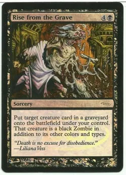 Magic the Gathering Rise from the Grave DCI FNM Foil Promo Card 2009 WotC MtG - Image 1