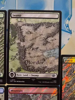 Lord of the Rings Full Art Lands - Reg, Foil, Surge Foil - Magic the Gathering - Image 3