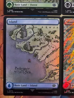 Lord of the Rings Full Art Lands - Reg, Foil, Surge Foil - Magic the Gathering - Image 4