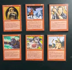 MTG Red Lot x6 Alliances LP MTG Magic the Gathering All Different - Image 1