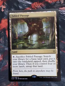 1x MTG Fabled Passage - Throne of Eldraine (ELD) #244 - Magic the Gathering - Image 1