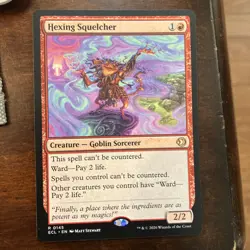 Magic The Gathering Hexing Squelcher R Lorwyn Eclipsed Set 145 NM - Image 1