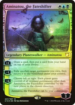 NM Foil Aminatou, the Fateshifter, MTG, Commander 2018, Magic the Gathering, 37 - Image 1