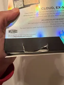 *Damaged* MTG Final Fantasy Limit Break Commander Deck Collector's Edition Rare - Image 5