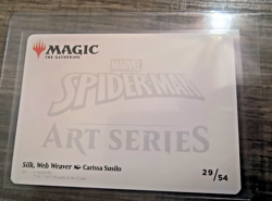 MTG MARVEL'S SPIDER-MAN ART SERIES 29 SILK, WEB WEAVER GOLD STAMP 29/54 NM/M - Image 2