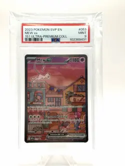 Pokemon Mew ex - 053 - SV: Scarlet & Violet 151 UPC Promo Card PSA 9 - Image 1