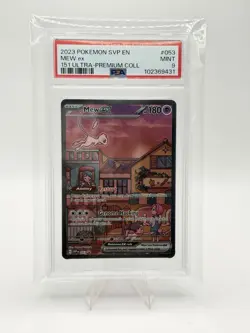 Pokemon Mew ex - 053 - SV: Scarlet & Violet 151 UPC Promo Card PSA 9 - Image 2