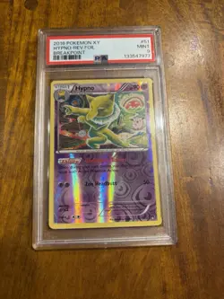 Low Pop PSA 9 Hypno Reverse Holo XY Breakpoint 51/122 Pokemon Komiya Art - Image 1