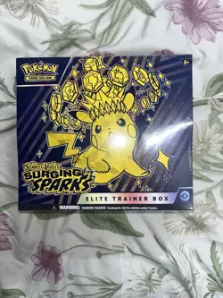 Pokemon TCG Scarlet & Violet SURGING SPARKS Elite Trainer Box FACTORY SEALED ETB - Image 1