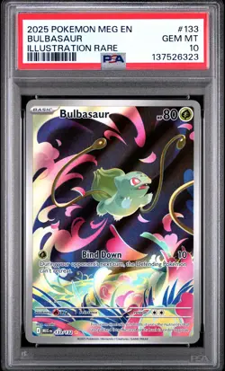 Bulbasaur Pokemon Meg En-Mega Evolution 133 PSA 10 - Image 1