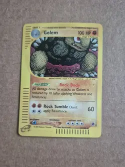 Pokemon TCG - Golem 14/165 - Expedition Base Set (2002) Holo Rare LP - Image 1
