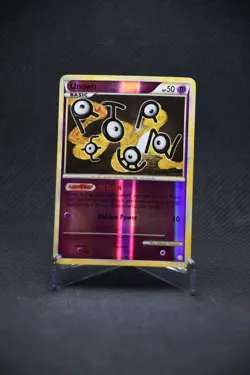 Pokemon TCG Unown 54/123 Reverse Holo Uncommon HeartGold & SoulSilver LP - Image 1