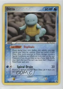 Ditto (Squirtle) Pokemon EX Delta Species #64 2005 - Image 1