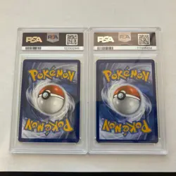 2025 POKEMON JTG EN-JOURNEY TOGETHER #167 N'S RESHIRAM NON-STAMP/STAMP PSA 9 SET - Image 3