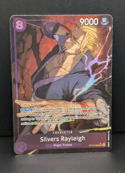 Silvers Rayleigh OP13-066 (Alt Art) Carrying On His Will One Piece TCG (Luffy) - Image 1
