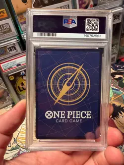 Monkey D. Luffy P-037 PR RARE Gen Con Foil 2023 One Piece Card English PSA 10 - Image 2