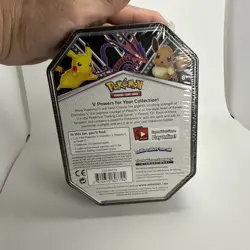 Pokemon Trading Card Game (TCG): Pikachu V Powers Tin - FACTORY SEALED NEW 820650807794 - Image 3