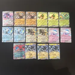 Pokemon Black Bolt White Flare EX Lot Set of 16 Cards Double Rare English - NM/M - Image 1