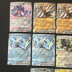 Pokemon Black Bolt White Flare EX Lot Set of 16 Cards Double Rare English - NM/M - Image 2