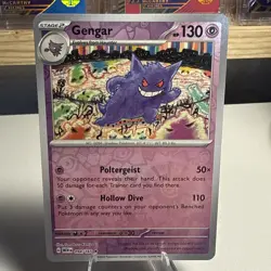 Pokemon TCG Gengar Reverse Holo Rare Scarlet & Violet 151 Card 094/165 - Image 1