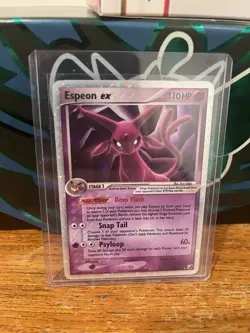 Pokemon Espeon ex 102/115 EX Unseen Forces Ultra Rare Holo 110HP English Card - Image 1