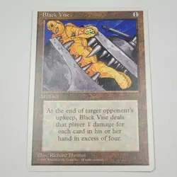 Black Vise Fourth Edition Mtg Magic the Gathering - Image 1