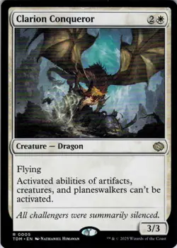 MTG Clarion Conqueror (5) | NM | Tarkir: Dragonstorm {TDM} - Image 1