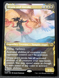Drana and Linvala | MOM 305 | Showcase | Legendary Creature | MTG - Image 1
