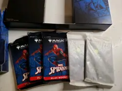 2025 Magic: The Gathering Marvel's Spider-Man Scene Box OPEN BOX/SEALED PACKS - Image 1