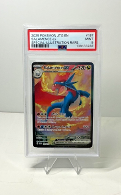 Salamence Ex #187 Pokemon Journey Together PSA 9 - Image 1