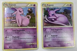 Lot of 8 Vintage Holographic Pokemon TCG Trading Cards (Umbreon, Espeon, Mew) - Image 3