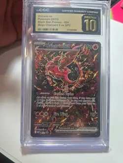 Oricorio ex CGC Pristine 10 Black Star Promo 024 Mega Charizard X UPC Pokemon - Image 1
