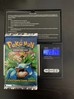 Pokemon Venasaur Art Base Set Sealed Booster Pack - Image 1