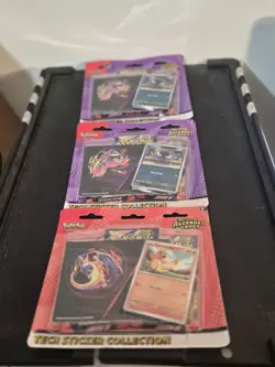 Pokemon Ascended Heroes Tech Sticker Collection Lot of 3 - Image 1
