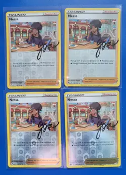4x Pokemon TCG Crown Zenith: Nessa (136/159) - Reverse Holo Rare - Near Mint - Image 1