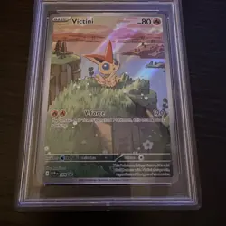 2025 POKEMON SVP ILLUSTRATION COLLECTION PROMO VICTINI #208 PSA 10 - Image 1