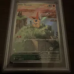 2025 POKEMON SVP ILLUSTRATION COLLECTION PROMO VICTINI #208 PSA 10 - Image 5