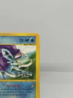 2002 Pokemon TCG Black Star Promo #53 Suicune Pokemon 4Ever Movie Promo - CREASE - Image 3
