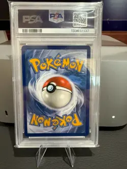 2018 Pokemon Rayquaza GX Full Art Celestial Storm Secret Rare Sun Moon 177 PSA 9 - Image 2