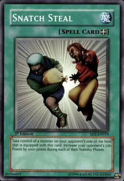 Snatch Steal - 1st Edition SD5-EN019 - LP - YuGiOh - Image 1
