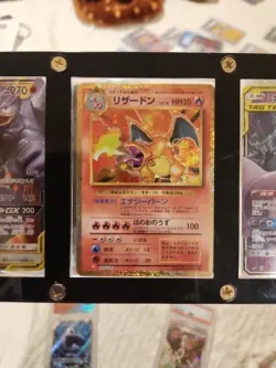 Pokemon Charizard Holo Japanese Base Set Card 003/032 Standard Size Fire - Image 1