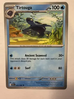 Tirtouga SV: Black Bolt 022/086 NM English Pokemon Card - Image 1
