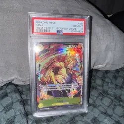 PSA 10 SANJI OP03-102 R Premium Card Collection 23-24 English One Piece - Image 1