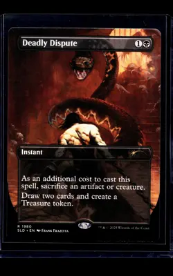 2025 MTG Magic The Gathering SLD Secret Lair Borderless #1980 Deadly Dispute - Image 1