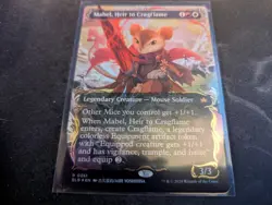 MTG Magic the Gathering RAISED FOIL Mabel, Heir to Cragflame Borderless BLB! - Image 1