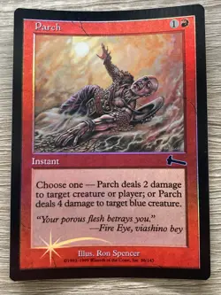 Parch Foil Urza's Legacy - Near Mint - Image 1