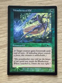 Weatherseed Elf Foil Urza's Legacy - Near Mint - Image 1