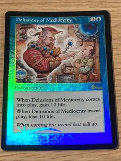 Delusions Of Mediocrity Foil Urza's Legacy - Near Mint - Image 1