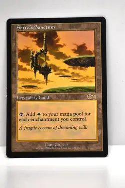 MTG, SERRA'S SANCTUM, URZA'S SAGA, NM, NEVER BEEN PLAYED - Image 1